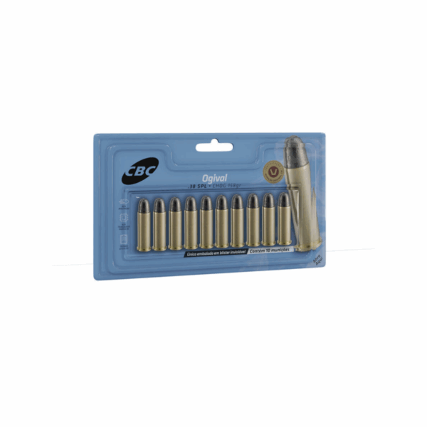 Munição CBC Chog 158GR Cal.38spl